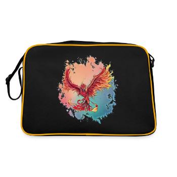 Phoenix - Retro Bag - black/gold - Back