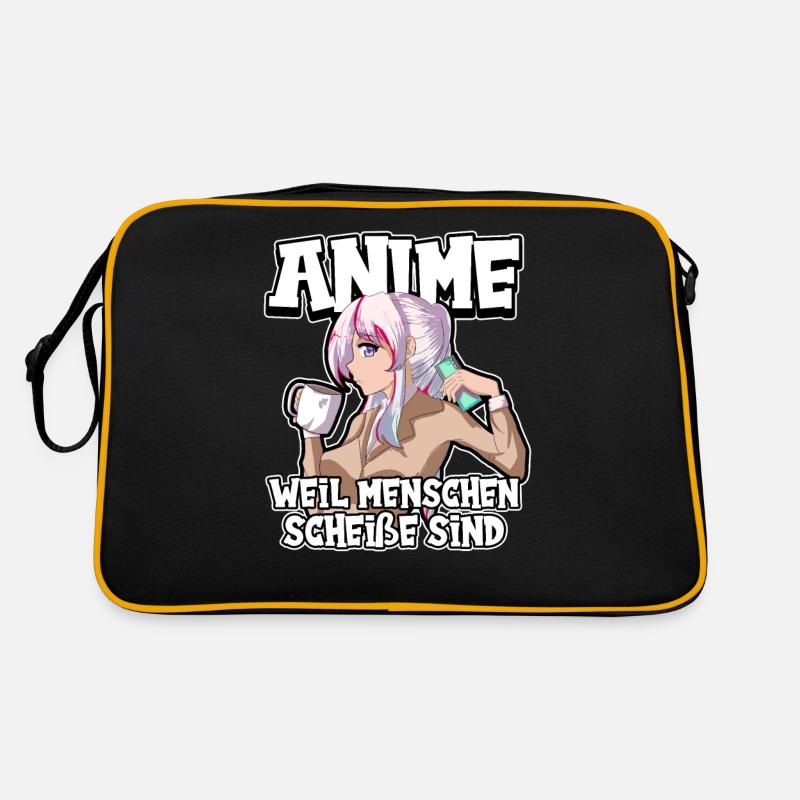 Anime parce que les gens sucent le manga otaku Sac Retro