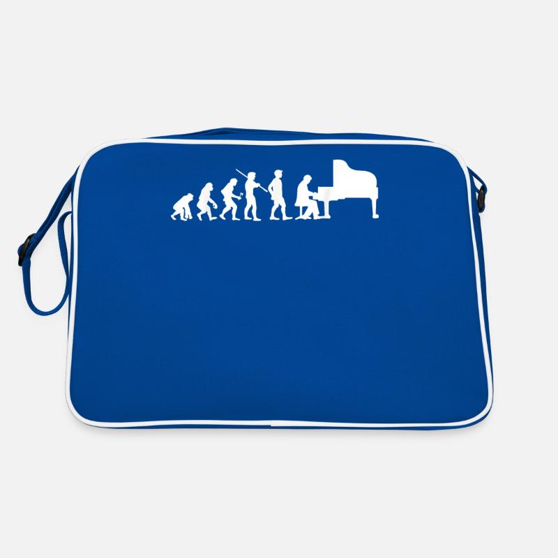 Evolution Piano Player Pianist Funny Orchestra Retro Tasche