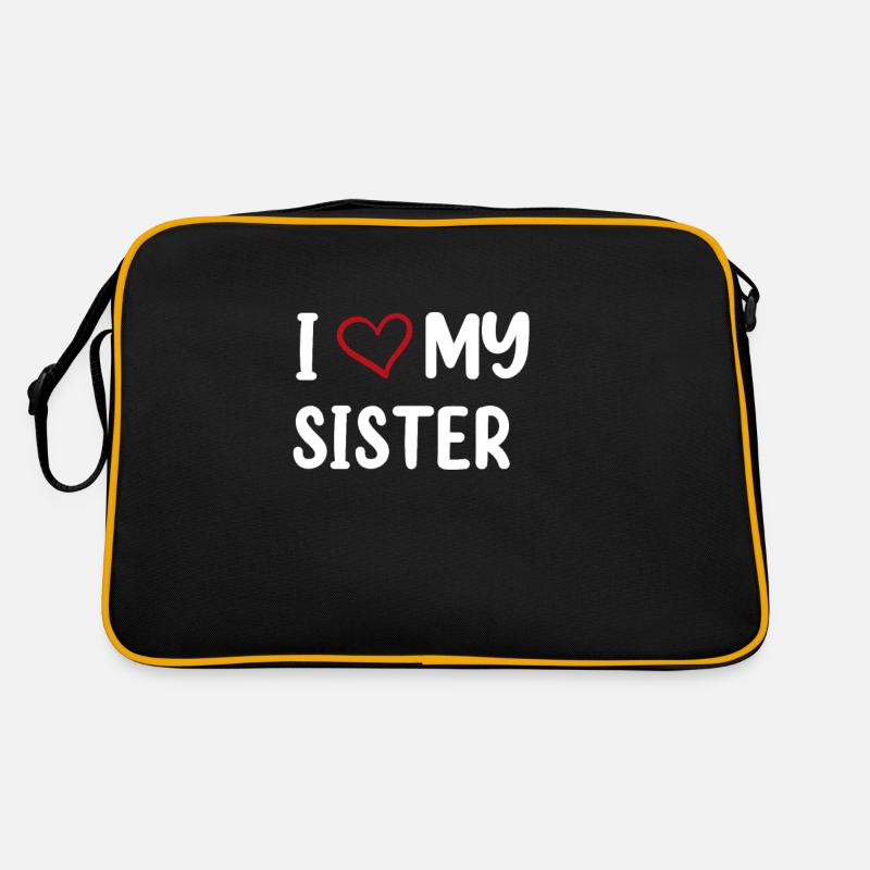 J'aime ma soeur Sac Retro