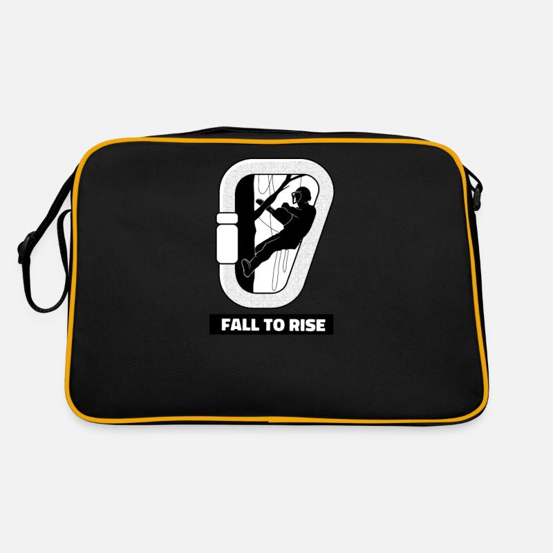 Tree climber arborist arborist tree care Retro Bag
