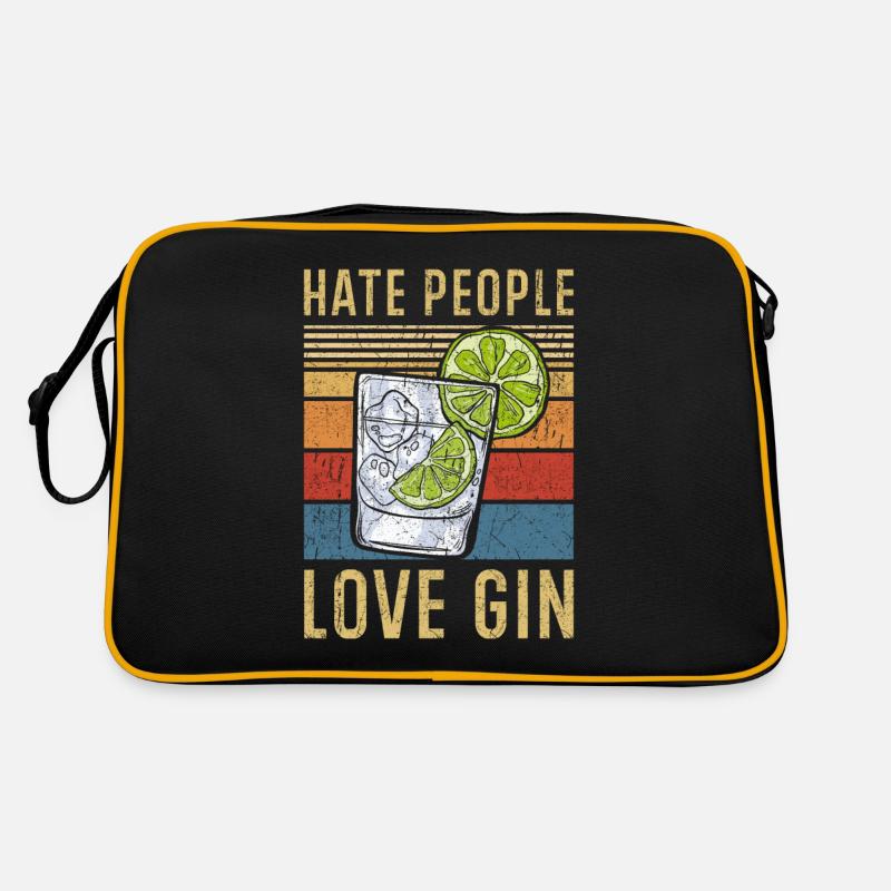 Gin Spruch Gin Geschenke Retro Tasche