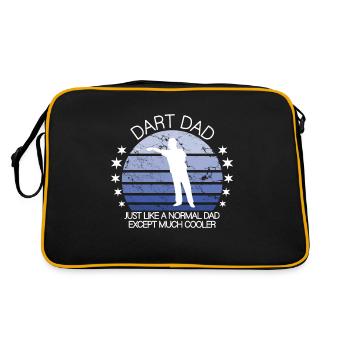 dart dad - Retro Bag - black/gold - Back