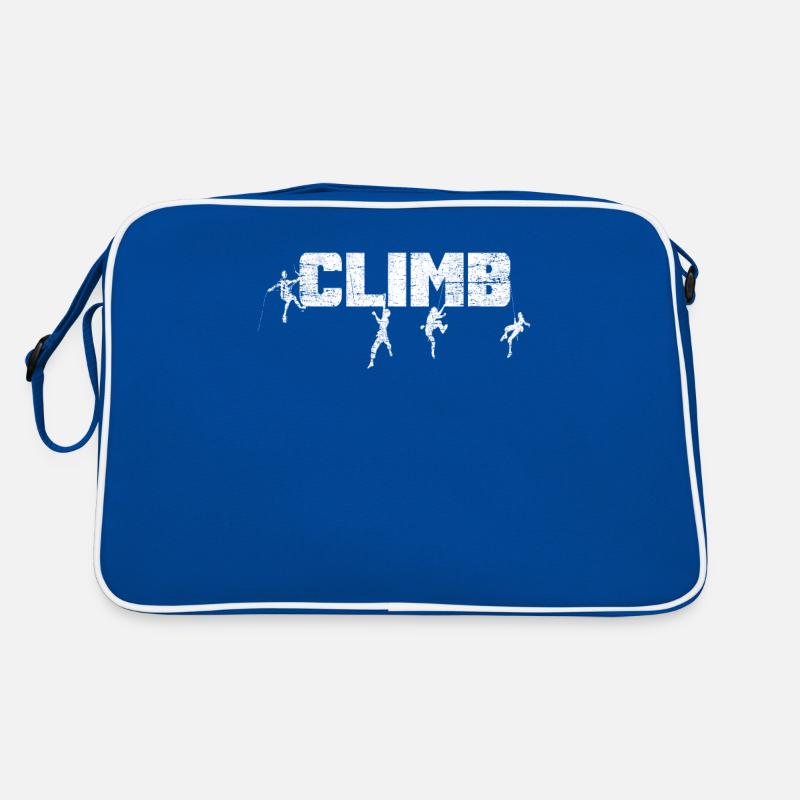 Klettern Kletterer Geschenk Retro Tasche