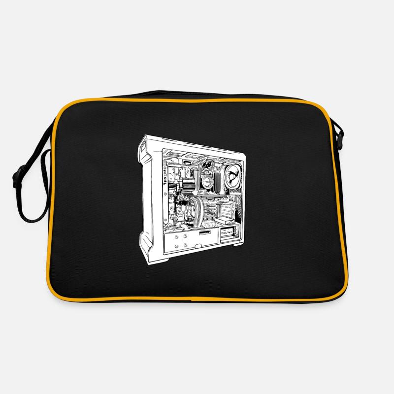 Gamer PC Gift Open Gamer PC Interior Retro Bag