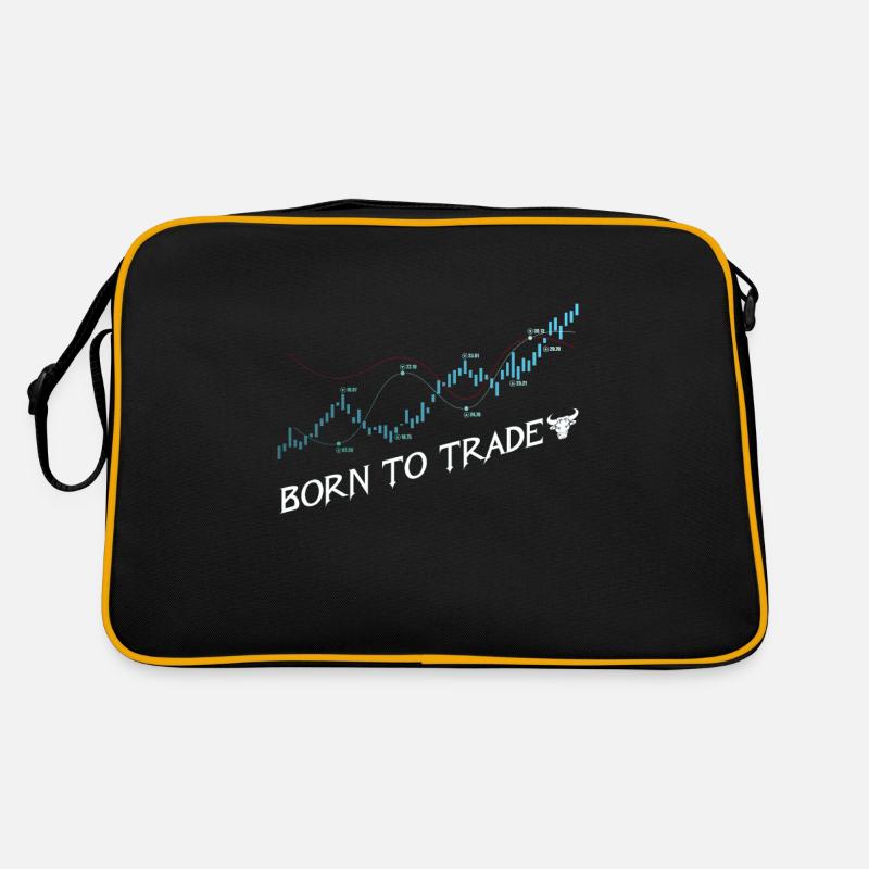 Trader - Sac Retro - noir/or