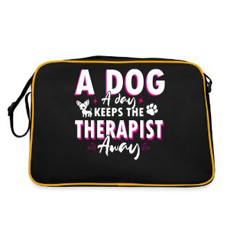 Chihuahua - Retro Bag - black/gold - Back
