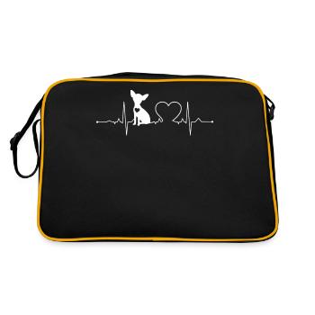 Chihuahua - Retro Bag - black/gold - Back