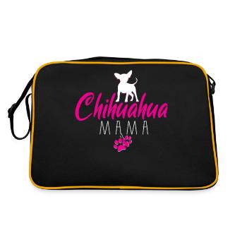 Chihuahua - Retro Bag - black/gold - Back