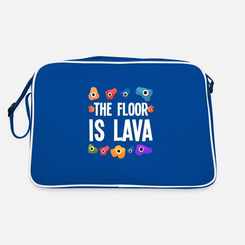 Floor Is Lava Rock Climber Telluride Climbing Gift Retro Bag