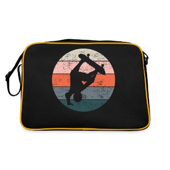 Skateur skateur - Sac Retro - noir/or - Dos