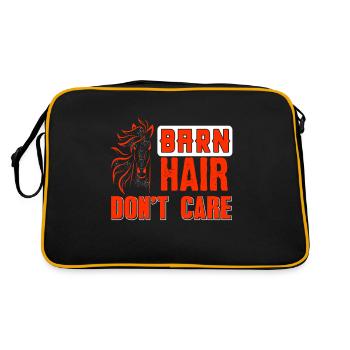 Design Barn Hair Dont Care - Sac Retro - noir/or - Dos