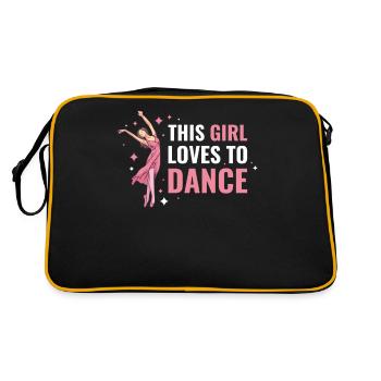 Dancing Dancer Dancer Dance Funny Gift - Sac Retro - noir/or - Dos