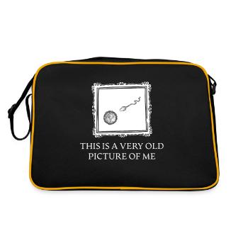 Drôle de sort cadeau - Sac Retro - noir/or - Dos