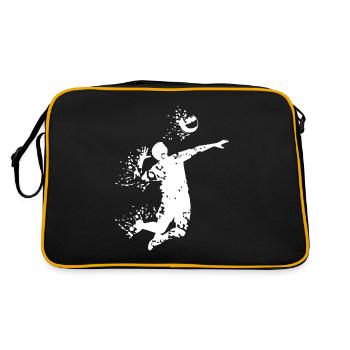 volleyball - Retro Bag - black/gold - Back