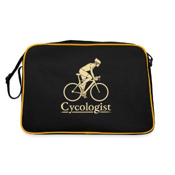 Cycologist Road Bike Road Cyclist - Retro Bag - black/gold - Back