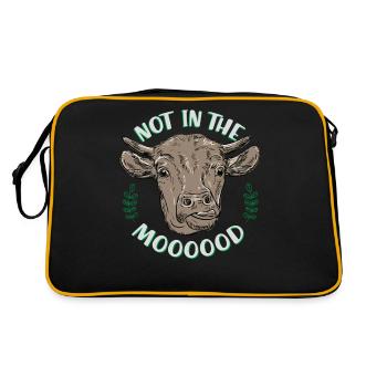 Landwirt Bäuerin - Retro Tasche - Schwarz/Gold - Hinten