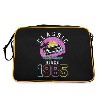 Vintage 1985 85 Anniversaire Rétro Millésime cadeau - Sac Retro - noir/or - Dos