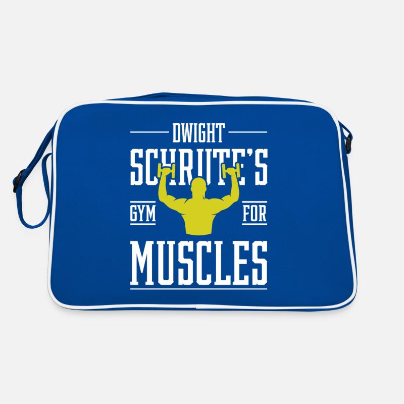The Office Dwight es Gym for Muscles - Motivation Retro Tasche