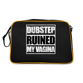 Dubstep a ruiné mon vagin - Sac Retro - noir/or - Dos