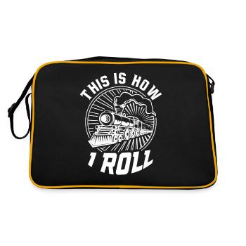 Model railway locomotive Model builder Model making - Retro Bag - black/gold - Back