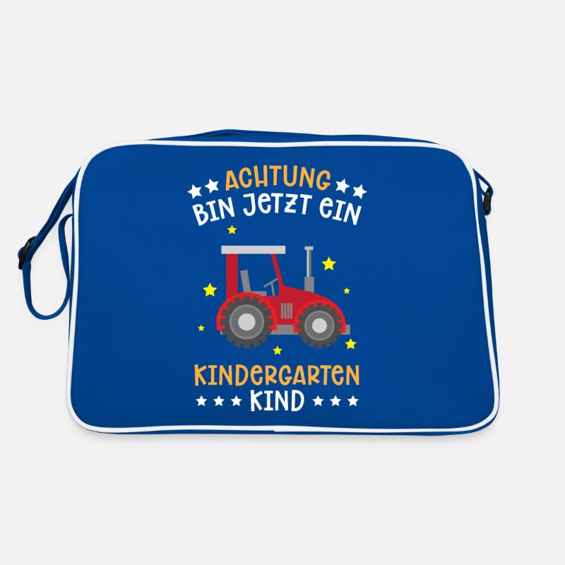 Ich Bin Jetzt Ein Kindergartenkind Traktor Retro Tasche