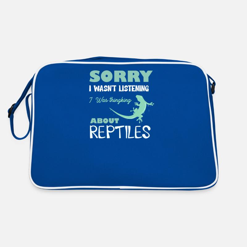 Reptile I Reptiles Gift for Gecko Owner Retro Bag