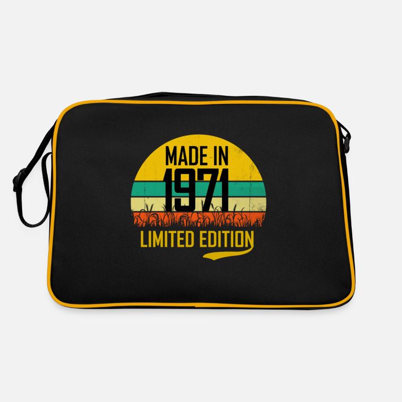 50e anniversaire 1971 Cadeau funfzig idée cadeau Sac Retro