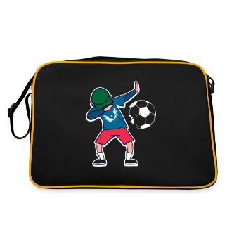 Dabbing Football - Sac Retro - noir/or - Dos