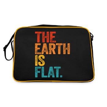 Flat Earth Society Flat Earth Map Model Globe - Retro Bag - black/gold - Back