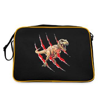 Tyrannosaurus Rex - Retro Bag - black/gold - Back