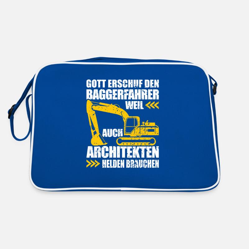 Baggerfahrer Geschenk Lustiger Spruch Bagger Retro Tasche