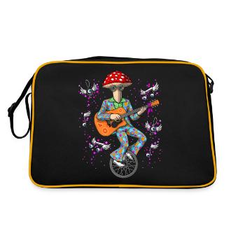 Champignon magique disco - Sac Retro - noir/or - Dos