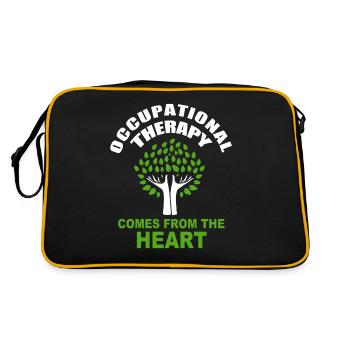 Therapy - Retro Bag - black/gold - Back