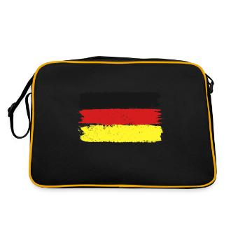 Germany Flag - Retro Bag - black/gold - Back