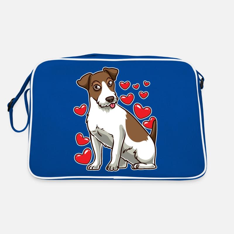 Süßes Parson Russell Terrier Hund Geschenk Retro Tasche