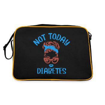 Diabetes - Retro Bag - black/gold - Back