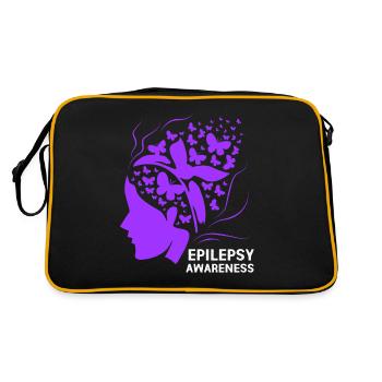 Épilepsie - Sac Retro - noir/or - Dos