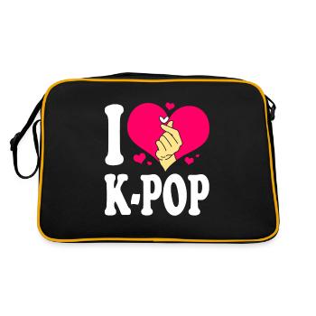 K-Pop - Sac Retro - noir/or - Dos