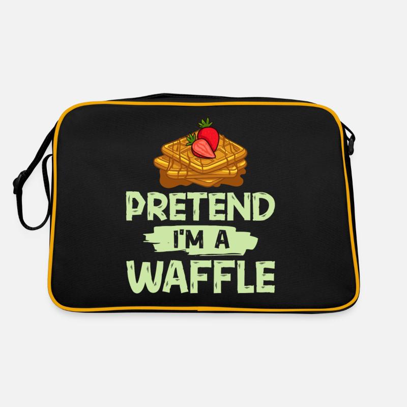Waffle Waffle Waffle Pancakes Funny Retro Bag