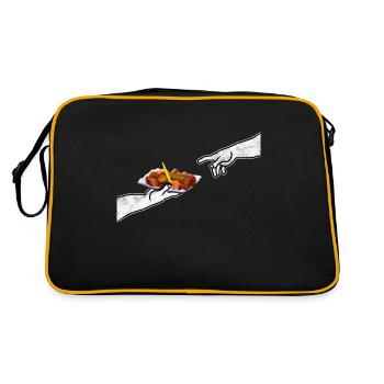 The Divine Currywurst - Retro Bag - black/gold - Back
