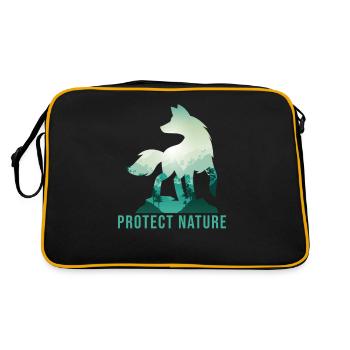 Fuchs Nature Ecologistes - Sac Retro - noir/or - Dos