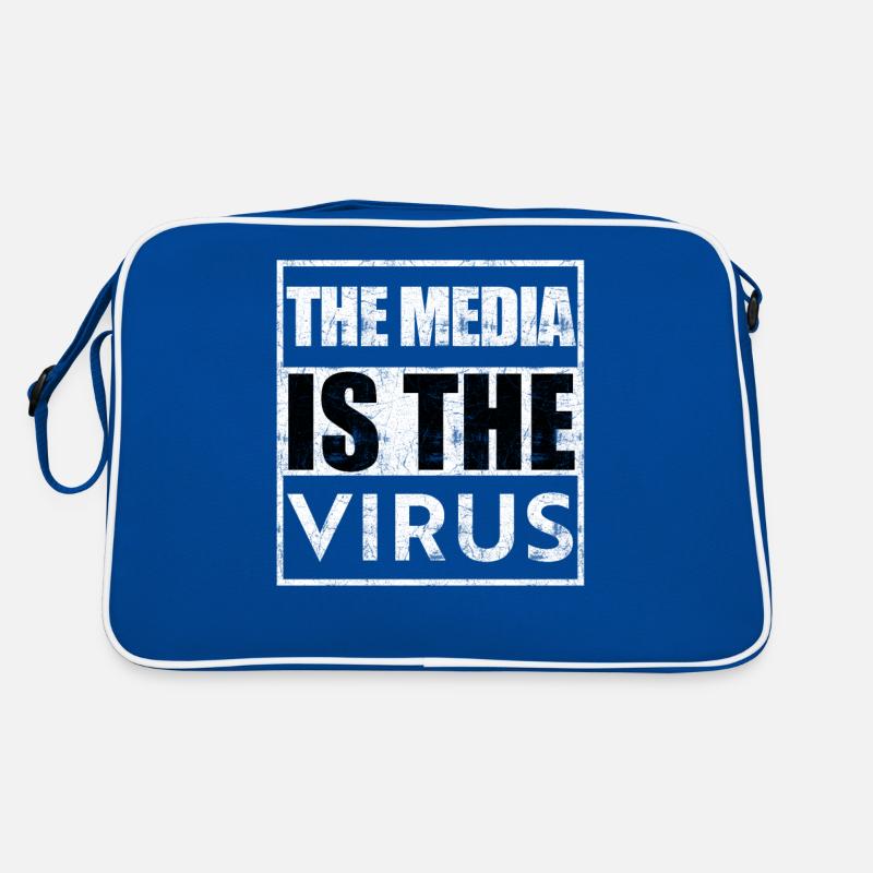 Das Medium ist das Virus Retro Tasche