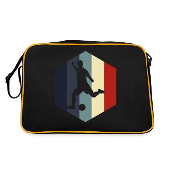 Football football football club Footballer gift - Retro Bag - black/gold - Back