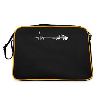Fehmarn Ostsee Sonneninsel Fehmarnsund Geschenk - Sac Retro - noir/or - Dos
