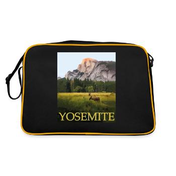 Yosemite Wild Nature - Sac Retro - noir/or - Dos