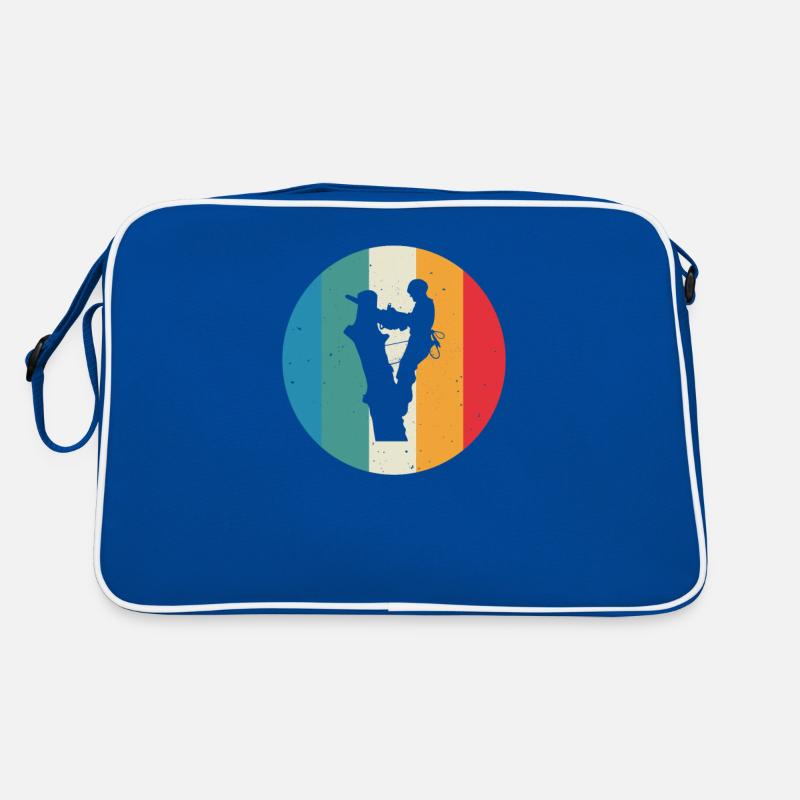 Baumpflege Baumfäller Baumkletterer Geschenkidee Retro Tasche
