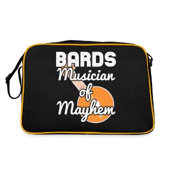 Bards Musicians Of Mayhem - Retro Bag - black/gold - Back