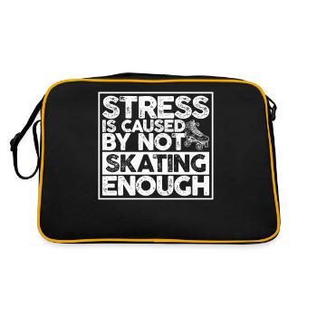 Roller skates driving roller skate roller skate roller skate - Retro Bag - black/gold - Back