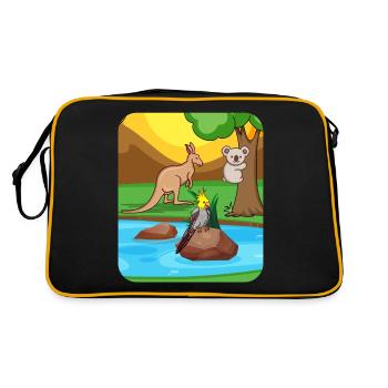 NYMPHENSITTICH Parakeet Gift - Retro Bag - black/gold - Back